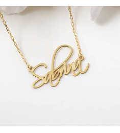 سلسال فضة خالص بإسم #380