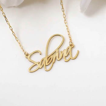 سلسال فضة خالص بإسم #380