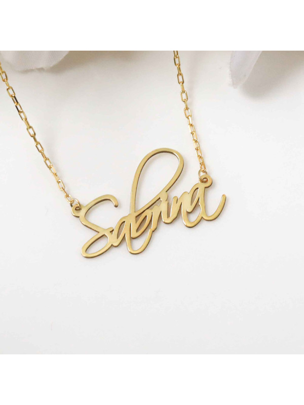 سلسال فضة خالص بإسم #380