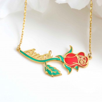 سلسال الورد فضة خالص باسم #192 