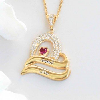 سلسال باسمين بكريستال وردي #946