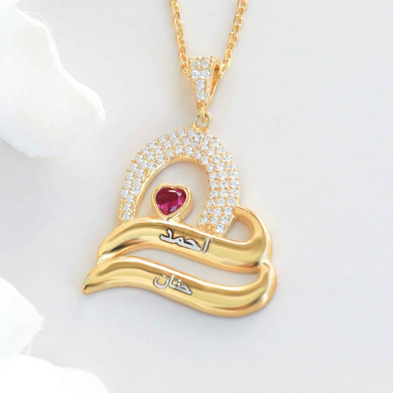 سلسال باسمين بكريستال وردي #946