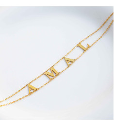 سلسال باسمين بكريستال وردي #957