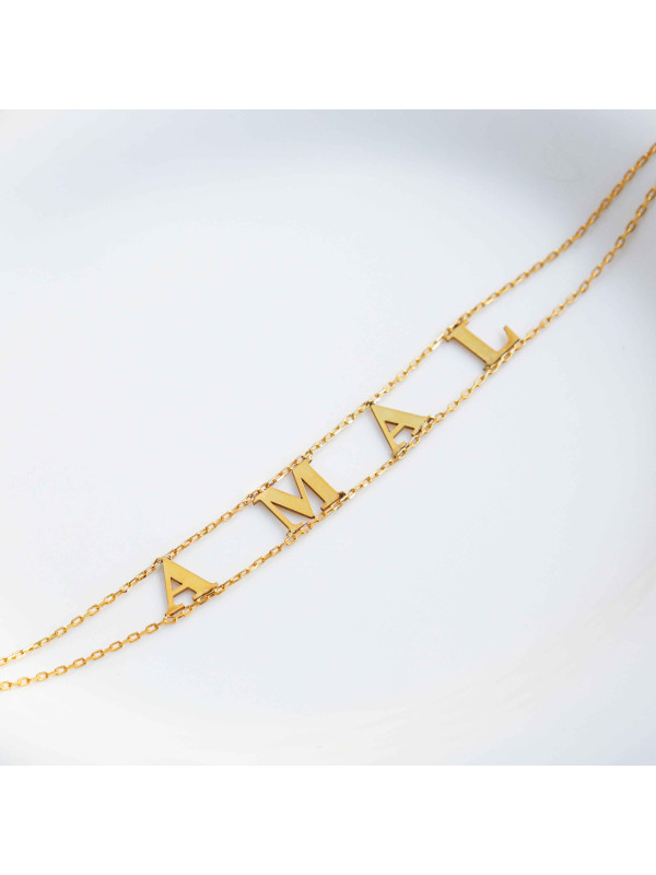 سلسال باسمين بكريستال وردي #957