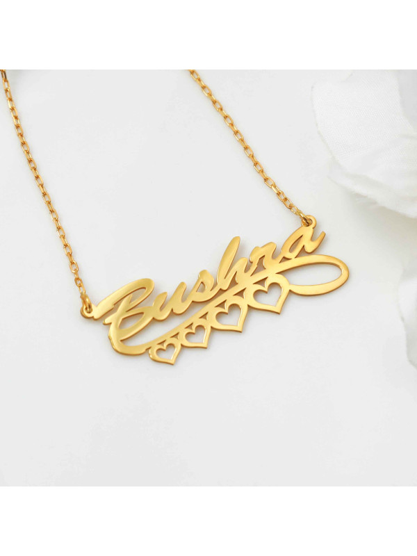 سلسال فضة خالص بإسم  #106