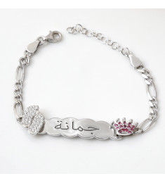 اسوارة فوت وتاج زهري #986