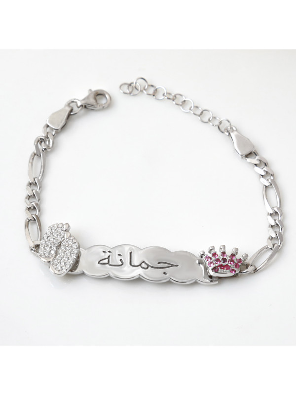 اسوارة فوت وتاج زهري #986