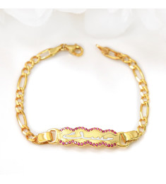 اسوارة زركون زهري فضة عيار 925 #851