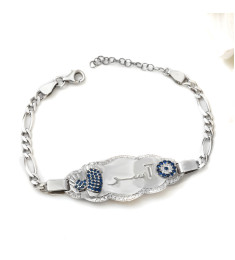 اسوارة فضة خالص بالكريستال  #522