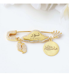 بروش الغيمة فضة خالص #1025