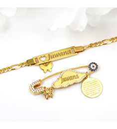 بروش واسوارة فضة خالص بالكريستال  #988