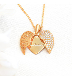 سلسال اطفال فضة خالص بالاسم  #780