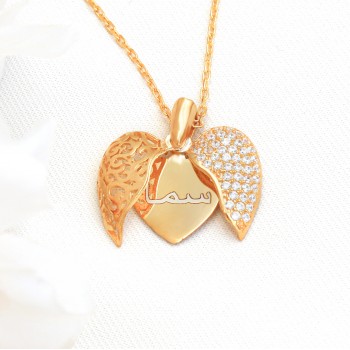 سلسال اطفال فضة خالص بالاسم  #780