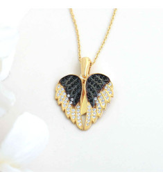 سلسال اطفال فضة خالص بالاسم مرصع بالكريستال #346