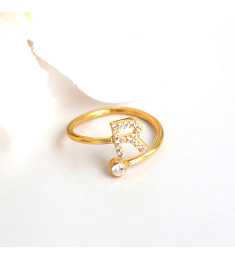 خاتم فضة خالص بحرف#277