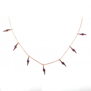 سلسال الفراشة فضة خالص #1953