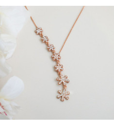 سلسال حبات الثلج فضة خالص #813