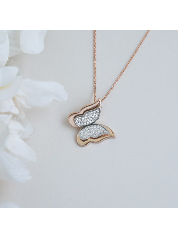 سلسال الفراشة للاطفال فضة خالص #817