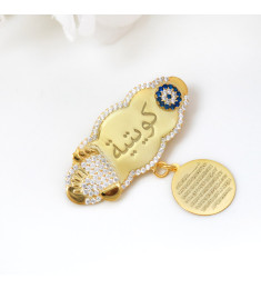 بروش فضة خالص بالكريستال  #1152