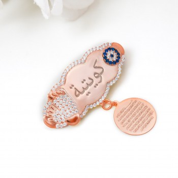 بروش فضة خالص بالكريستال  #1152 