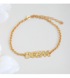 اسوار فضة خالص بإسم  #217