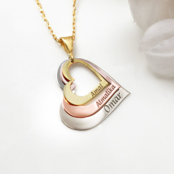 سلسال العائلة فضة خالص بخمس اسماء #355