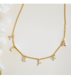 سلسال حروف بكريستال  #833