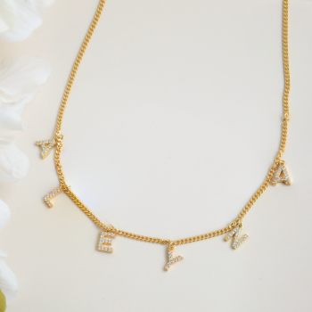 سلسال حروف بكريستال  #833 