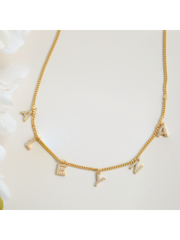 سلسال حروف بكريستال  #833