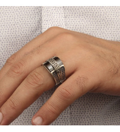 خاتم  زركون فضة خالص #1801