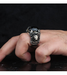 خاتم  زركون فضة خالص #1805