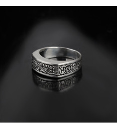  خاتم رجال فضة  #942