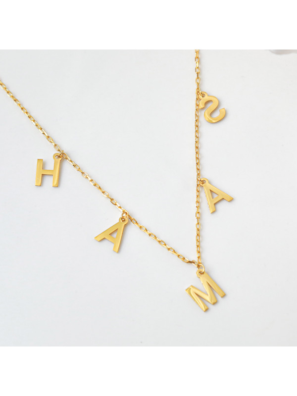 شوكر حروف فضة عيار 925  #964