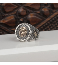  خاتم رجال فضة  #942