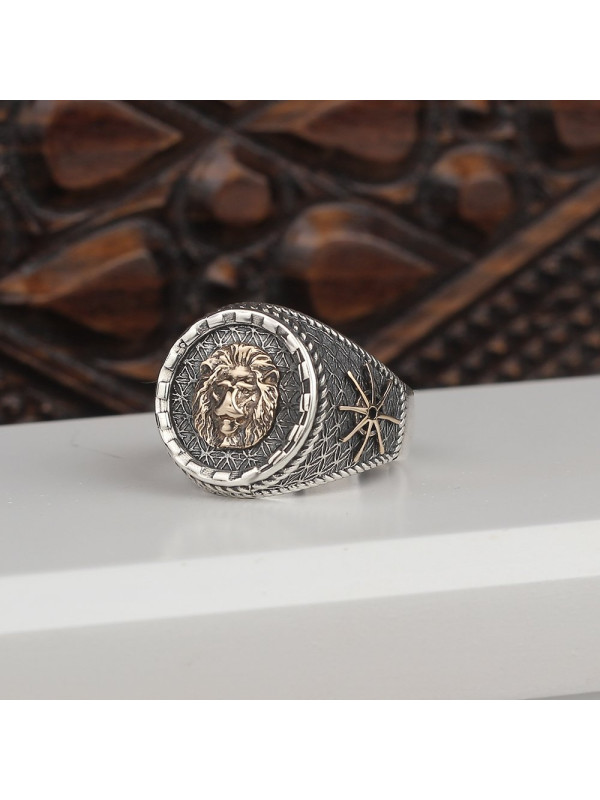  خاتم رجال فضة  #942