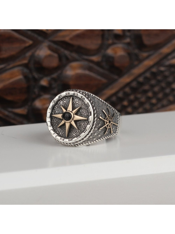  خاتم رجال فضة  #942