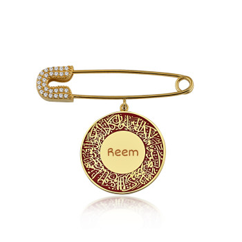 بروش فضة خالص بالكريستال  #311 