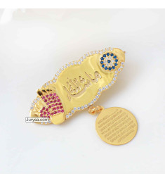 بروش فضة خالص بالكريستال  #536