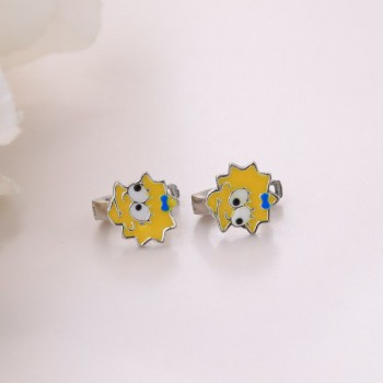 حلق فضة خالص #975 