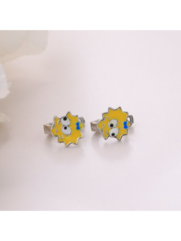 حلق فضة خالص #975