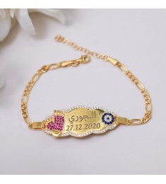 اسوراة فضة خالص بالكريستال  #524