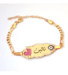 اسوراة فضة خالص بالكريستال  #524