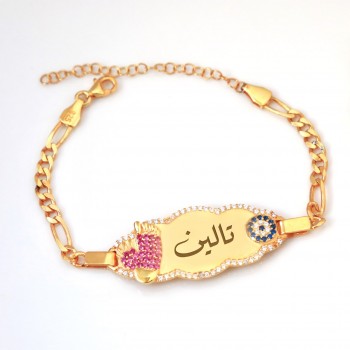 اسوراة فضة خالص بالكريستال  #524