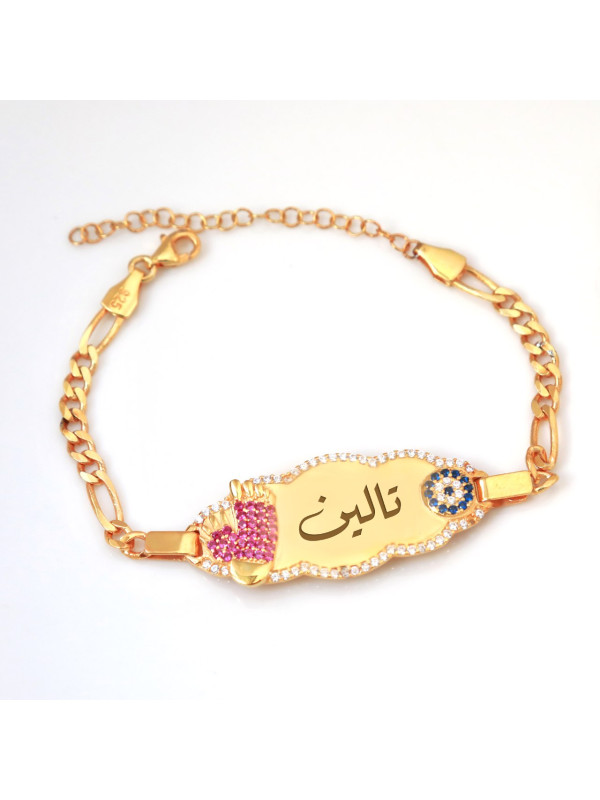 اسوراة فضة خالص بالكريستال  #524