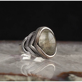  خاتم روتيل فضة #988 