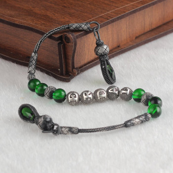 سبحه كهرمان فضة خالص بإسم   #328