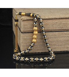 سبحه فضة خالص باسم من حجر الكوكا  #440