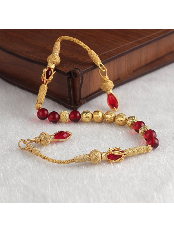 سبحه كهرمان فضة خالص بإسم   #327