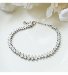  اسوارة فضة بزركون #1012