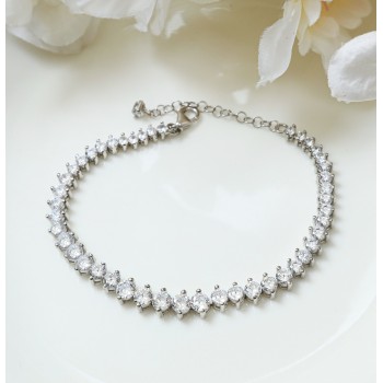  اسوارة فضة بزركون #1012